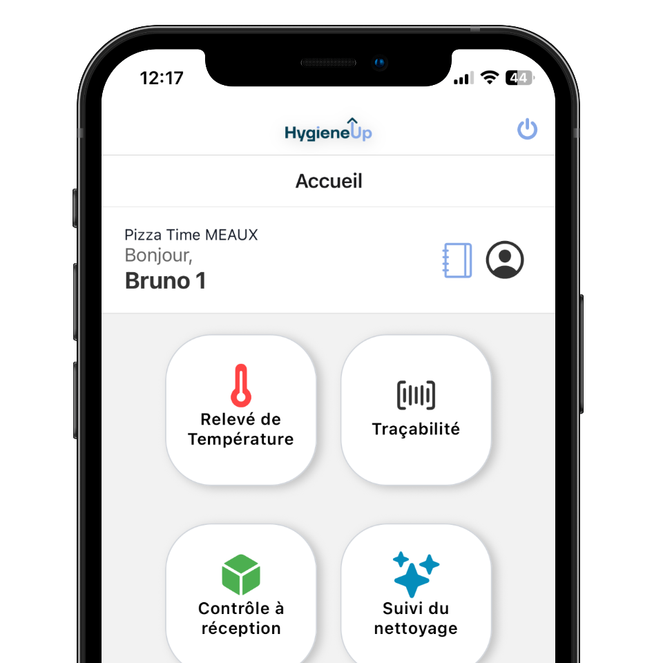 Hygiene Up HACCP Interface